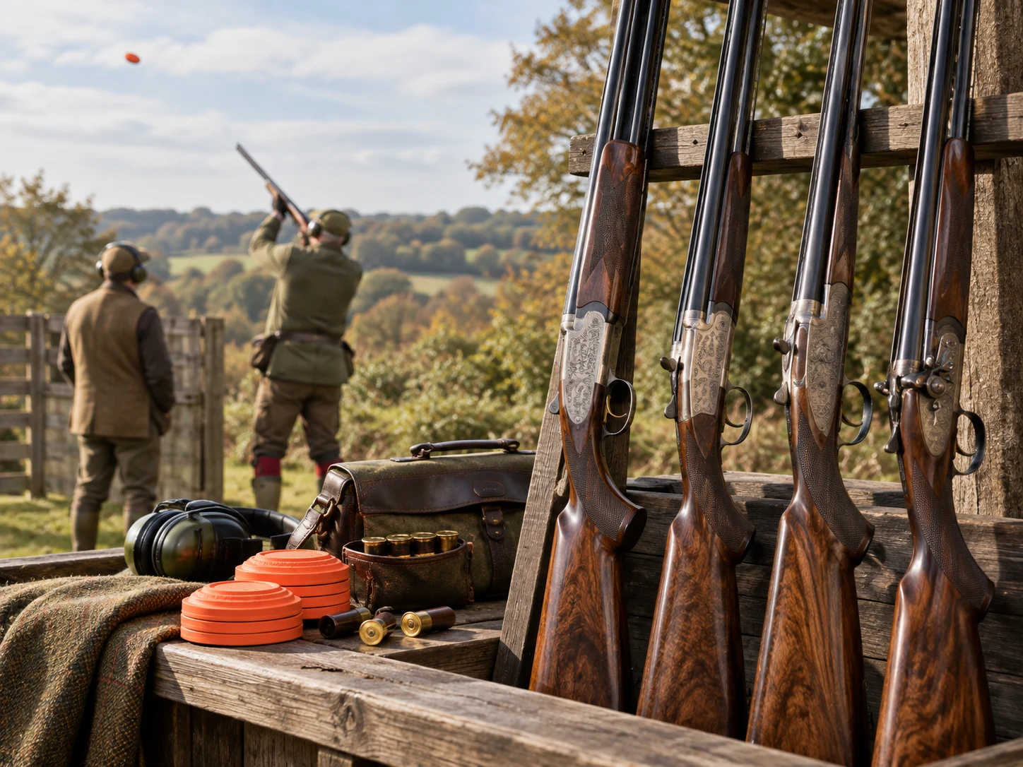 Illustrative shotgun display